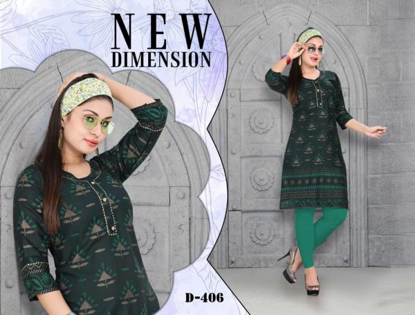 Limelight Fancy Rayon Block Print Kurti 